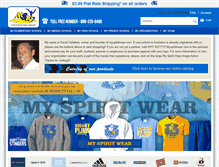 Tablet Screenshot of myspiritwear.com